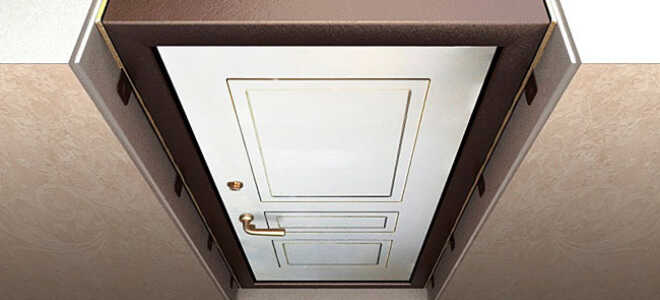 Типовые размеры для входных дверей