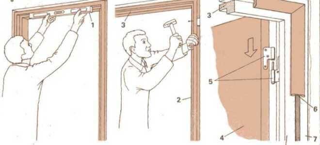 Правильная установка дверной коробки своими руками