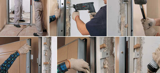 Порядок установки входной двери своими руками