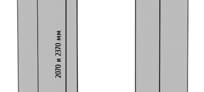 Типовые размеры межкомнатных дверей и дверных проемов