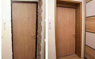 Установка доборов на входные двери