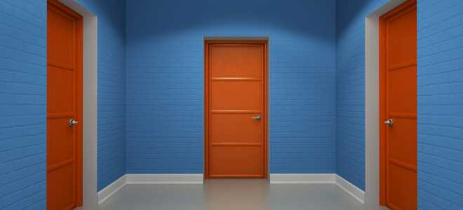 Установка комнатных дверей