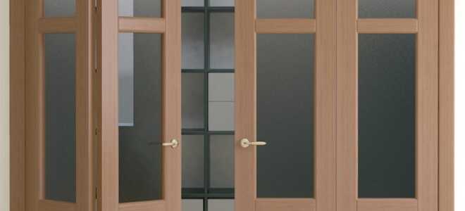Что представляет собой межкомнатная складная дверь «книжка»