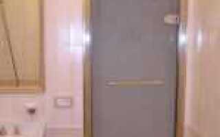 Технология установки двери в ванной комнате