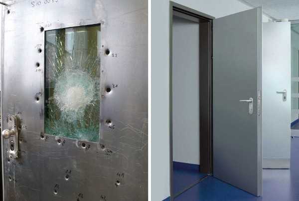 Испытания пулепробиваемых дверей