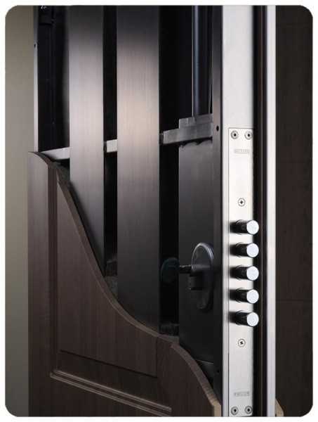 Бронированные двери могут изготовляться толщиной 12 см.