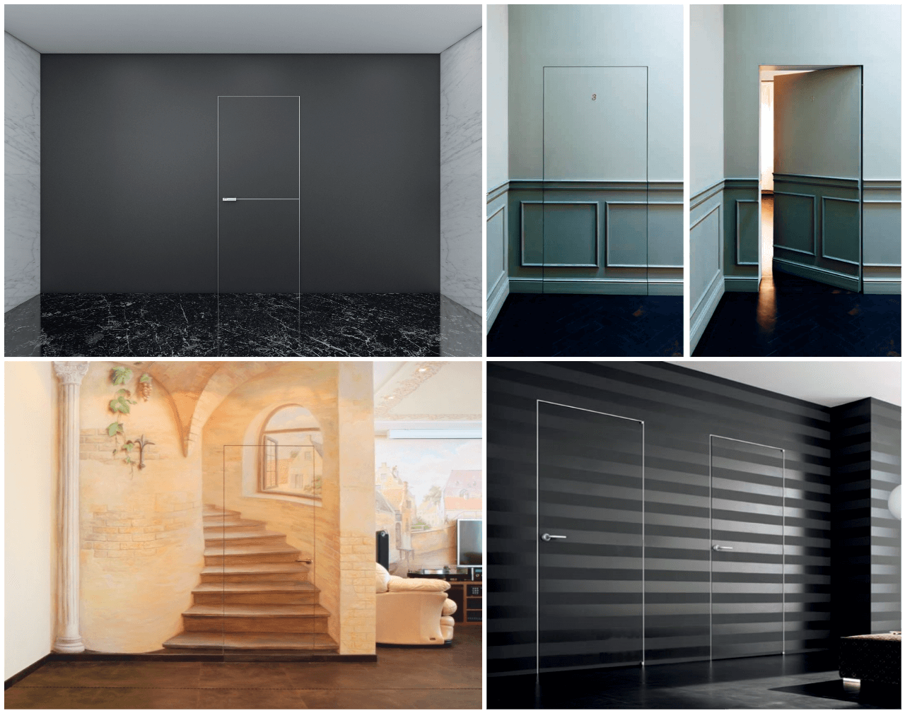 Светлые и темные скрытые конструкции