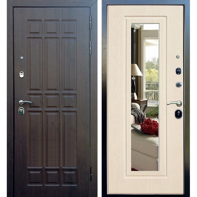 Двери с зеркалом