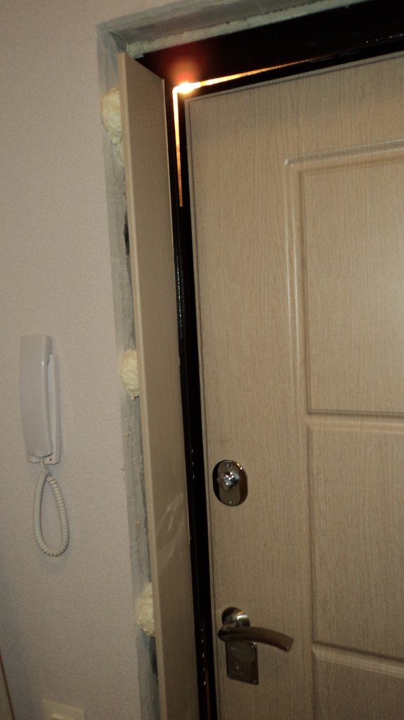 Установка доборной планки