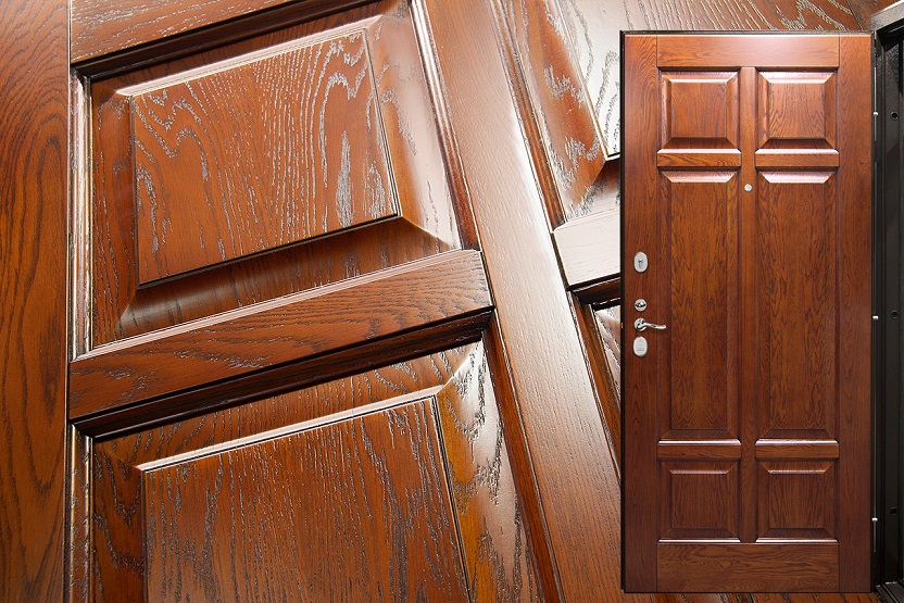 Входная дверь массив дерева