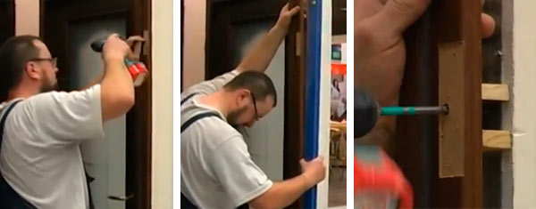 Монтаж дверной коробки