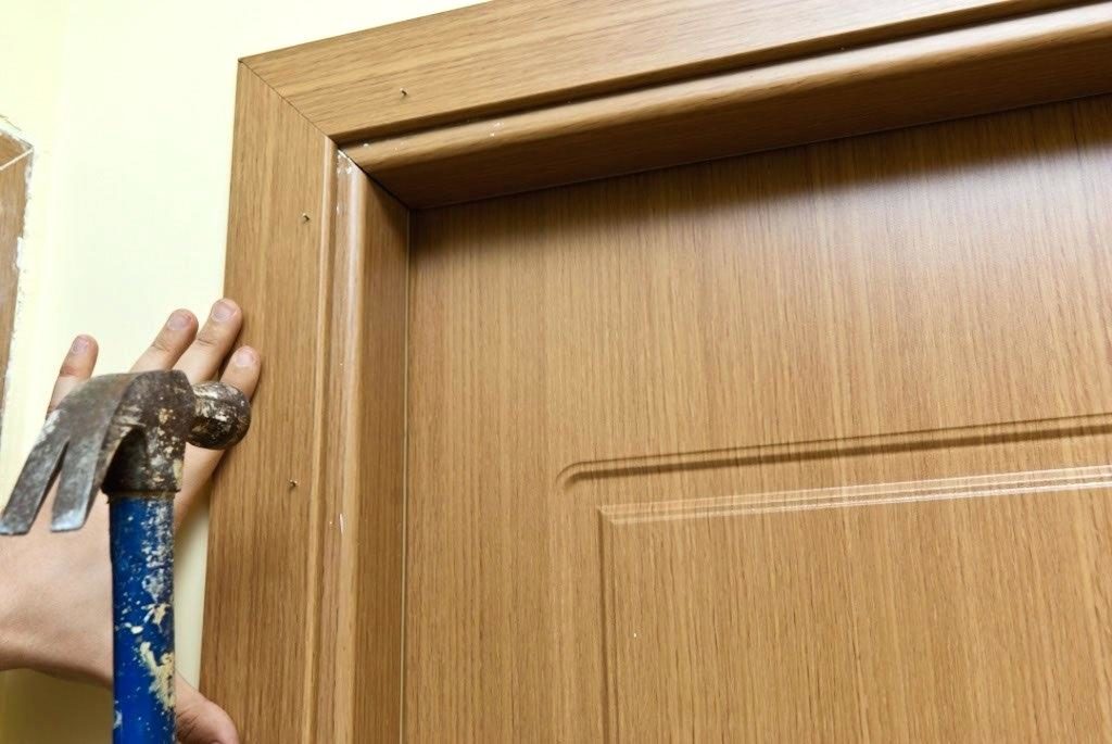 Монтаж наличников на гвозди