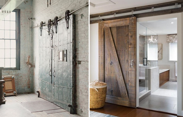 Раздвижные двери лофт