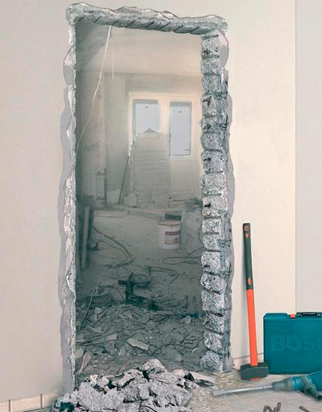 Проем под дверь