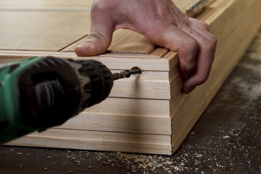 Сборка дверной коробки