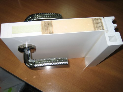 Межкомнатная дверь в разрезе