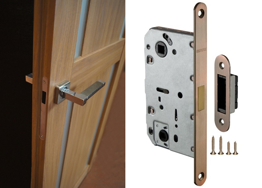 Магнитный замок межкомнатной двери